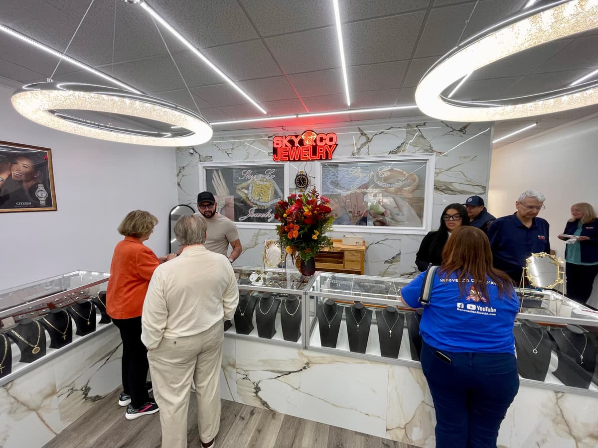 Main & Stone Fine Jewelry showroom interior with main counter